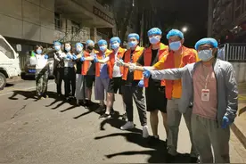十一师一建集团同心抗疫图片