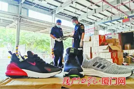 1.35万双山寨鞋企图溜出国门，被厦门海关查获图片