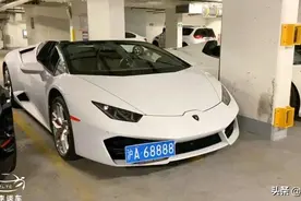 土豪晒车，用沪A88888当装饰品，网友：这个套牌还真问不了图片