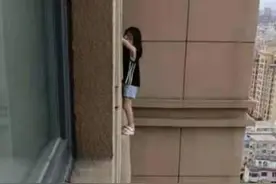 全程惊心！四岁女童命悬23楼窗外，沁阳上演紧急救援图片