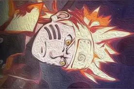 火影忍者经典语句，横屏壁纸“版画风”图片
