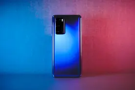 【超感知影像】三摄一体“华为P40”深海蓝开箱实况图片