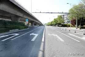 大沽南路与珠江道交口通行有变化 通行车辆注意车道变化图片