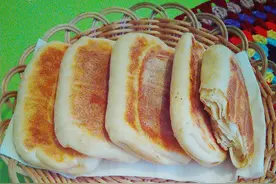 发面油酥火烧，外酥内软，薄层重叠，大人小孩都爱吃图片