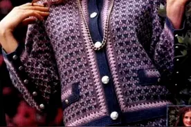 「针织作品」时尚的短款秋冬开衫外套，织得真好看图片