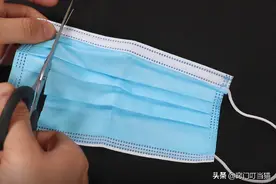 用过的口罩不要扔，简单剪一剪，立马变废为宝，实用好看又省钱图片