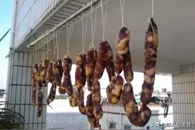 保存香肠有妙招，试试这3种方法，香肠好吃味道好，像刚晒的一样图片