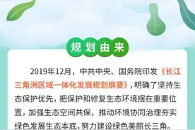 一图读懂丨《长江三角洲区域生态环境共同保护规划》图片
