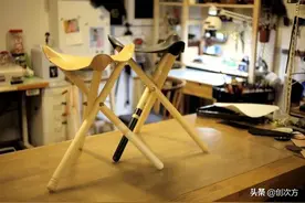 1张牛皮+3根棍子，这样的凳子你敢坐么？图片