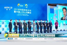 股市大头条 2018CCTV中国十佳上市公司榜单揭晓视频封面