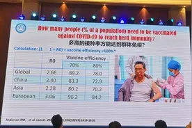 钟南山晒自己接种新冠疫苗照片 并给出三个重要数据图片