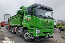 驾乘更舒适，还比别人便宜一万，解放JH6高端渣土自卸车实拍图片