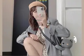 乖巧女孩西装&甜酷混搭Vans腰果花图片