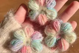 毛线做的泡芙，不能吃却能让你美上天，不学一下么图片