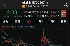 “影视借壳第一股”长城影视被立案调查 实控人曾被法院朋友圈“悬赏”追债图片