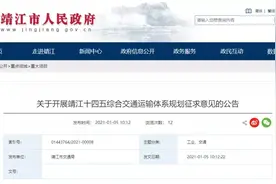 双高铁+6条过江通道！靖江未来还有江北县市首条环城高架快速路图片