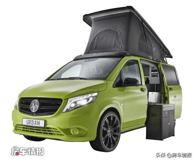 运动范儿的奔驰房车，配2.0T带可移动厨房能住4人，只要40多万？