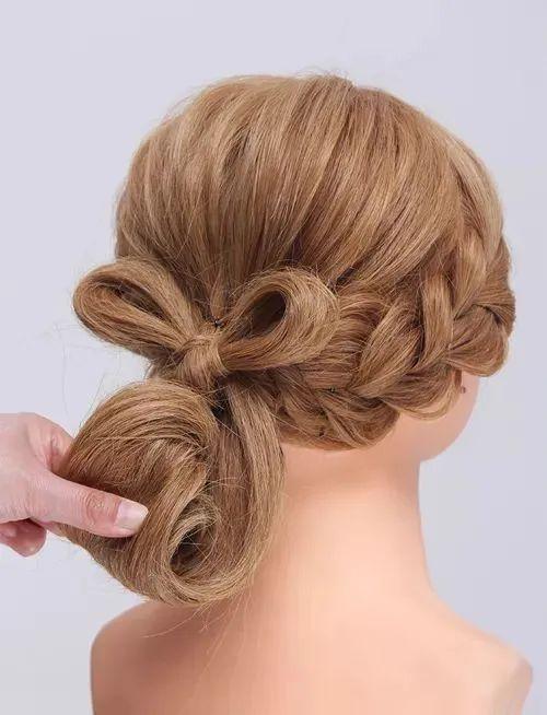 仙气飘飘的蝴蝶编发,美得脱俗