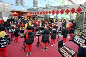 迎来生机勃勃新一年 城北区小天使幼儿园第二届民俗文化节举行图片