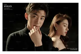 《Evelyn》绝美暗调油画，婚纱照里的高级别浪漫图片