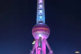 上海陆家嘴夜晚风景一图片