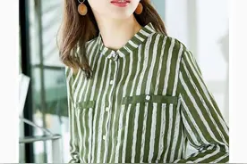 偷偷跟你说这一件“牛油果衬衫”真气质~穿上街路人直呼嫩美图片