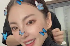 韩剧女主角！张雨绮晒怼脸自拍眼神温柔颜值超能打图片