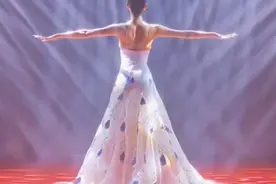 杨丽萍侄女表演孔雀舞，身高超1米8舞姿曼妙，被网友认错惹尴尬图片