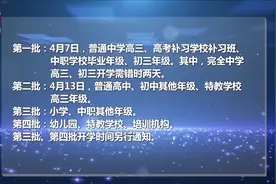 长沙中小学分四批错峰开学！第一、二批开学时间已定视频封面