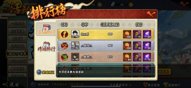 火影手游：夏日沙滩季活动解析，双模式阵容搭配和高分技巧