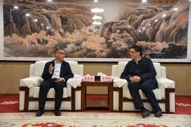 李九红会见陕西粮农集团党委书记、董事长刘利民一行图片