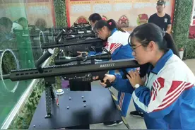 深圳战地新型游乐射击场项目气炮枪设备的特点有哪些？图片