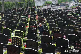 南京公墓有序开放 市民手捧鲜花文明祭扫图片