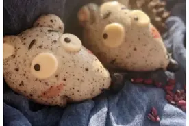 中式糕点，小老鼠，馒头的做法，鼠年到了，寓意鼠不尽的幸福图片
