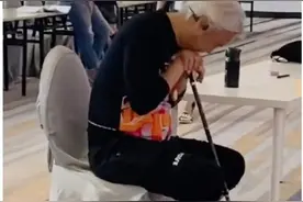 61岁林瑞阳下楼需搀扶，身价百亿却曝贴满膏药，张庭状态惹争议图片