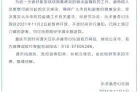 目前，昌平这些景区、乐园、温泉等企业暂停营业图片