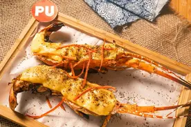 烤深海龙虾、鲍鱼、鹅肝酱、牛舌土豪版烧烤大餐图片
