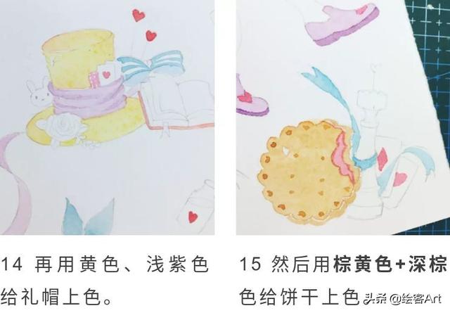 颜值超高的人物插画教程，带你用水彩描绘梦幻少女童话