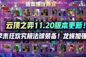 云顶之弈11.20版本更新！季末狂欢究极法球装备！龙族加强图片
