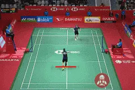 羽球秘籍第一节：双打「发球」注意事项图片