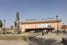 非洲 埃及 阿斯旺 阿斯旺火车站图片
