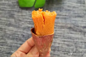 自己烤红薯，怎样才能烤出路边摊的味道，教你四招，香甜还冒油图片