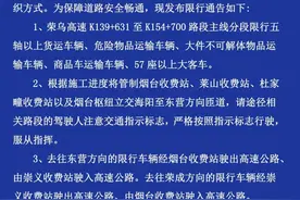 速看！烟台这些路段持续限行图片