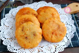 面点师教你做油炸糕，又软又甜不爆裂，特好吃，家里有面粉就行图片