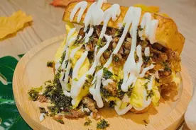 食谱：网红厚蛋吐司，原来这么简单图片
