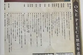 海贼王100卷纪念刊最新官方海贼王历史年表翻译图片