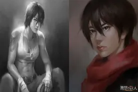 巨人三笠颜值下降，女王鲜有露面，车夫巨人皮克成为颜值担当图片