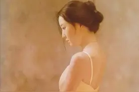痴迷画家，一生只为一个美女画人体，画遍她360度，美醉了图片