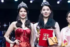 中国传媒大学校花杨诗尹，才貌双全气质佳，摘得环球小姐中国冠军图片