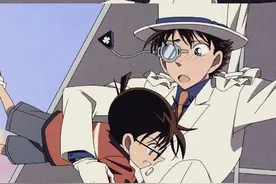 名侦探柯南：壁纸分享，怪盗基德真的好帅！小兰好温柔图片